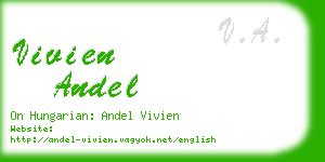 vivien andel business card
